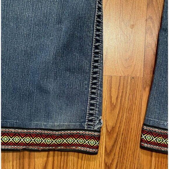 Miss Me Jeans Womens 26 Denim Pants Bedazzled Bling Pockets Distressed JE5639E2L - Picture 6 of 13